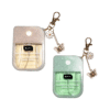 Hand Sanitizer with Glittery Cover and Metal Clip – Moisturizing (Limited Edition) B-Pure – 1.15 fl oz